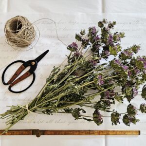 dried lemon mint bouquet